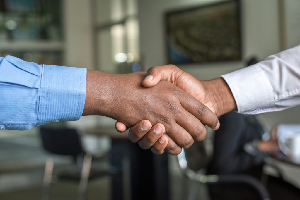 Professional advisers in discussion